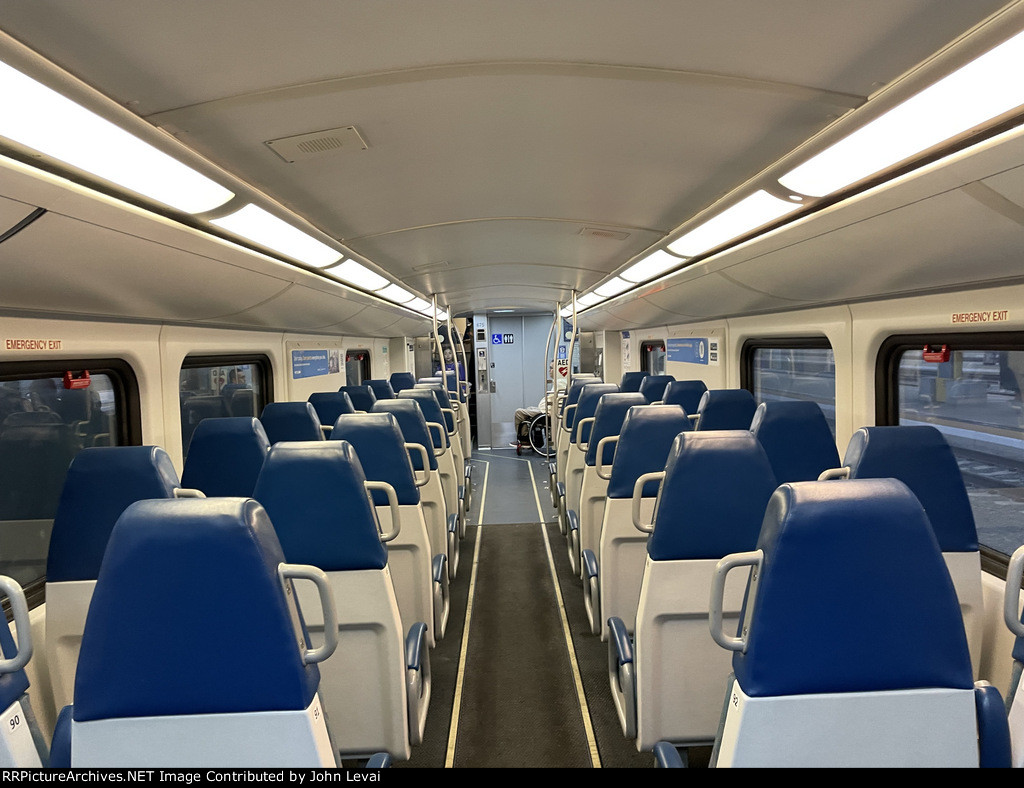 Interior of Metrolink Rolling Stock 